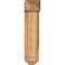Ekena Millwork Traditional Arts and Crafts Rough Sawn Bracket w/ Offset Brace, Western Red Cedar, 6"W x 14"D x 26"H BKT0604X14X26TRA03RWR - alternate 3